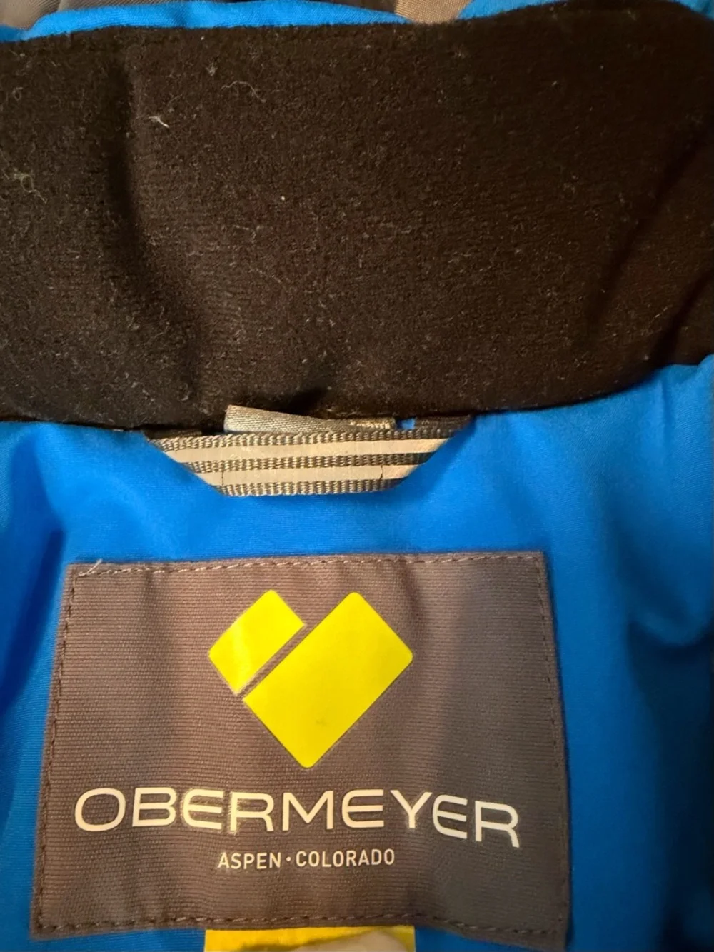 Obermeyer Kids Blue Insulated Ski Jacket (Size 5) - Picture 3 of 13